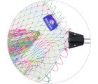 AQUA MARINE - Fixed Handle Nylon Colorful Braided Net (153cm)